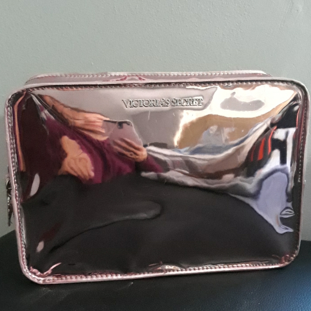 Victoria secret Metallic Makeup Bag